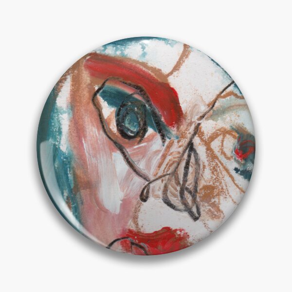 Item preview, Girl at the mirror. Expressive female portrait. designed and sold by PolinaGivago.