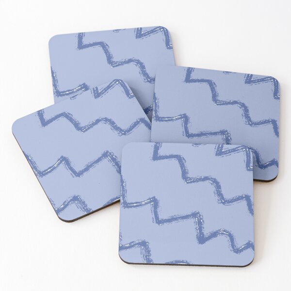 Item preview, Blue Squiggly Line Pattern designed and sold by Usagicollection.
