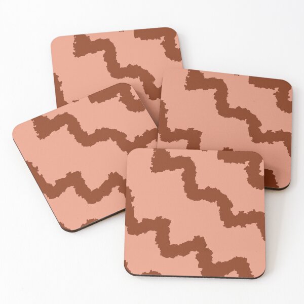 Item preview, Brown Squiggly Line Pattern designed and sold by Usagicollection.