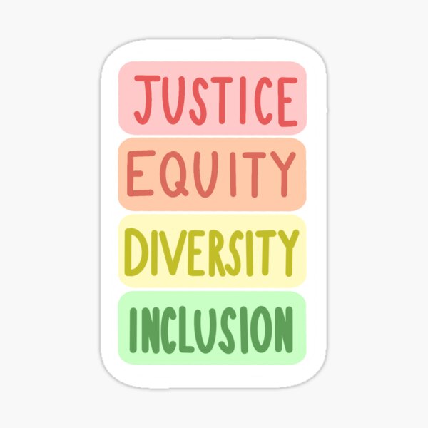 URevolution Justice Equity Diversity Inclusion Hoodie Black / L