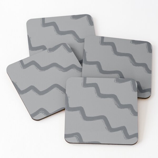 Item preview, Grey Squiggly Line Pattern designed and sold by Usagicollection.