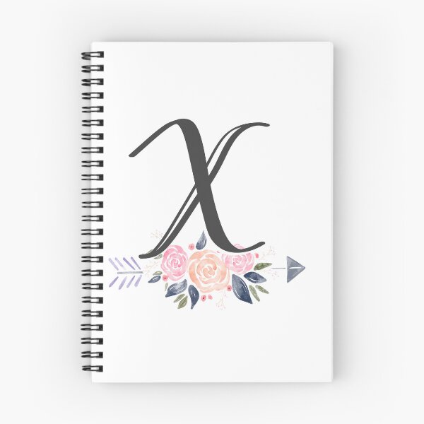 Item preview, Letter X Monogram Watercolor Roses designed and sold by MandyRosko.