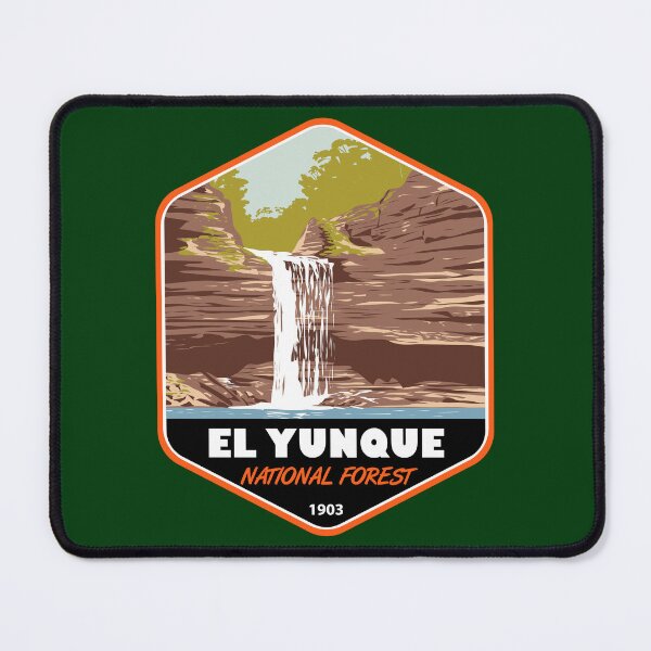 Item preview, El Yunque National Forest Puerto Rico Vintage Emblem designed and sold by KrisSidDesigns.