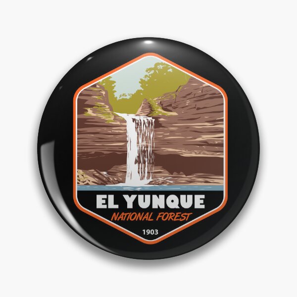 Item preview, El Yunque National Forest Puerto Rico Vintage Emblem designed and sold by KrisSidDesigns.