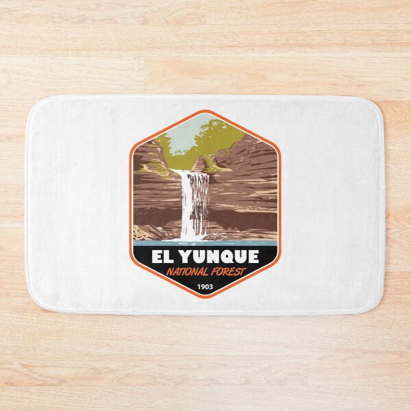 Item preview, El Yunque National Forest Puerto Rico Vintage Emblem designed and sold by KrisSidDesigns.