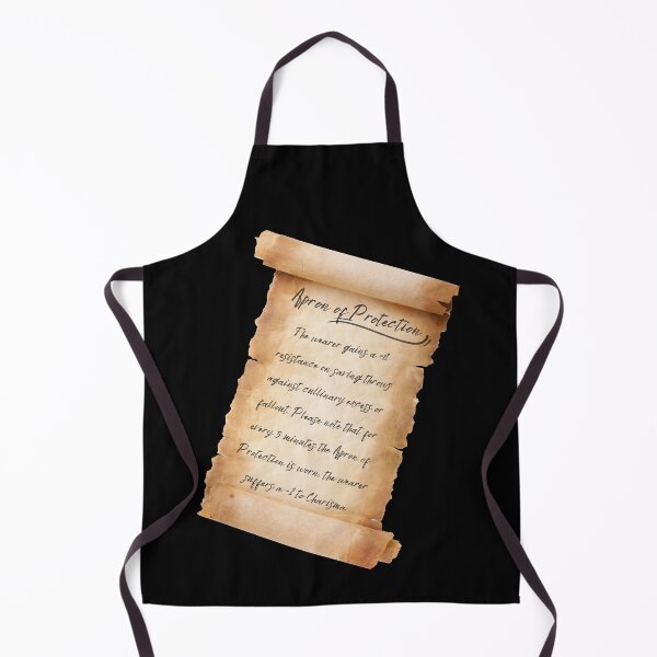 Item preview, Apron of Protection - Dungeons and Dragons designed and sold by It's On Backwards.