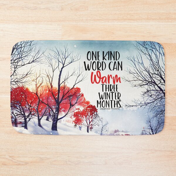 Item preview, One Kind Word, Winter Scene,  designed and sold by Bliss Find And Design.