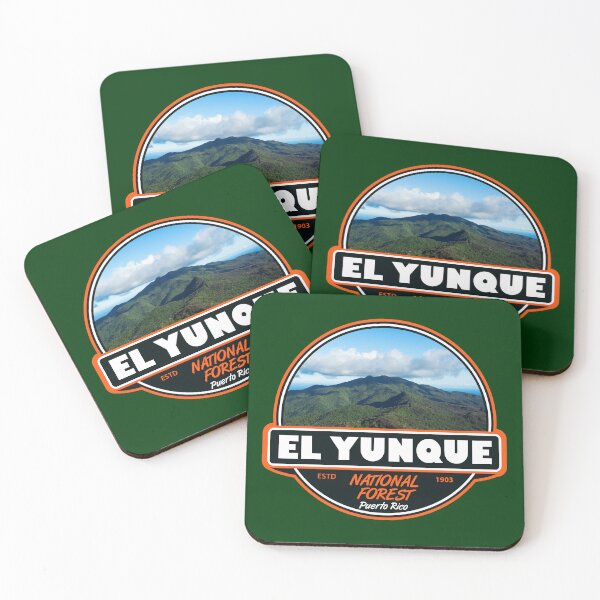 Item preview, El Yunque National Forest Puerto Rico Emblem designed and sold by KrisSidDesigns.