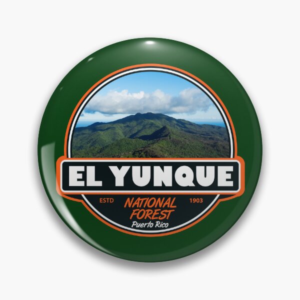 Item preview, El Yunque National Forest Puerto Rico Emblem designed and sold by KrisSidDesigns.