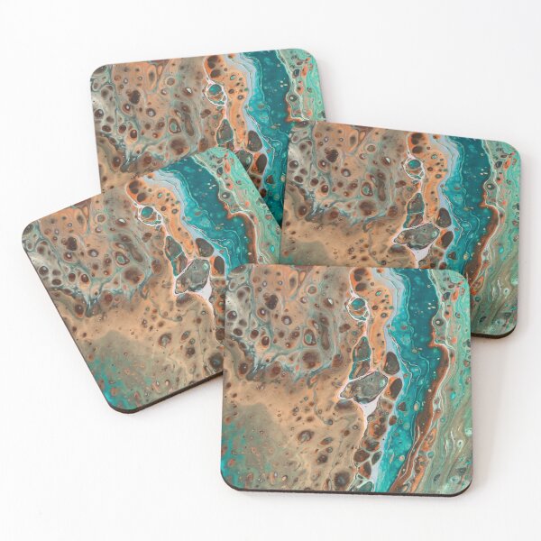 Item preview, Emerald River pouring cell art designed and sold by baksuart.