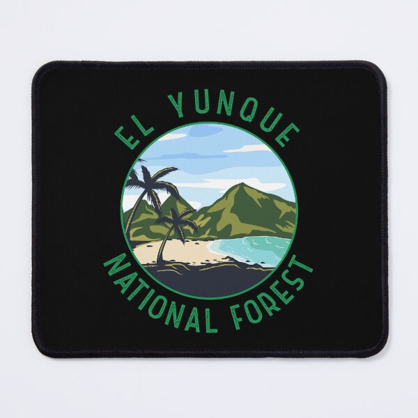 Item preview, El Yunque National Forest Puerto Rico Distressed Circle designed and sold by KrisSidDesigns.