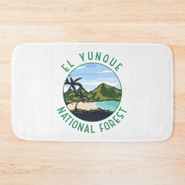 Item preview, El Yunque National Forest Puerto Rico Distressed Circle designed and sold by KrisSidDesigns.