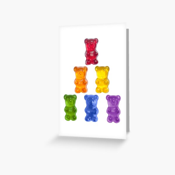 Aperçu de l'œuvre pyramide d'ours gommeux créée et vendue par mystudiocreate.