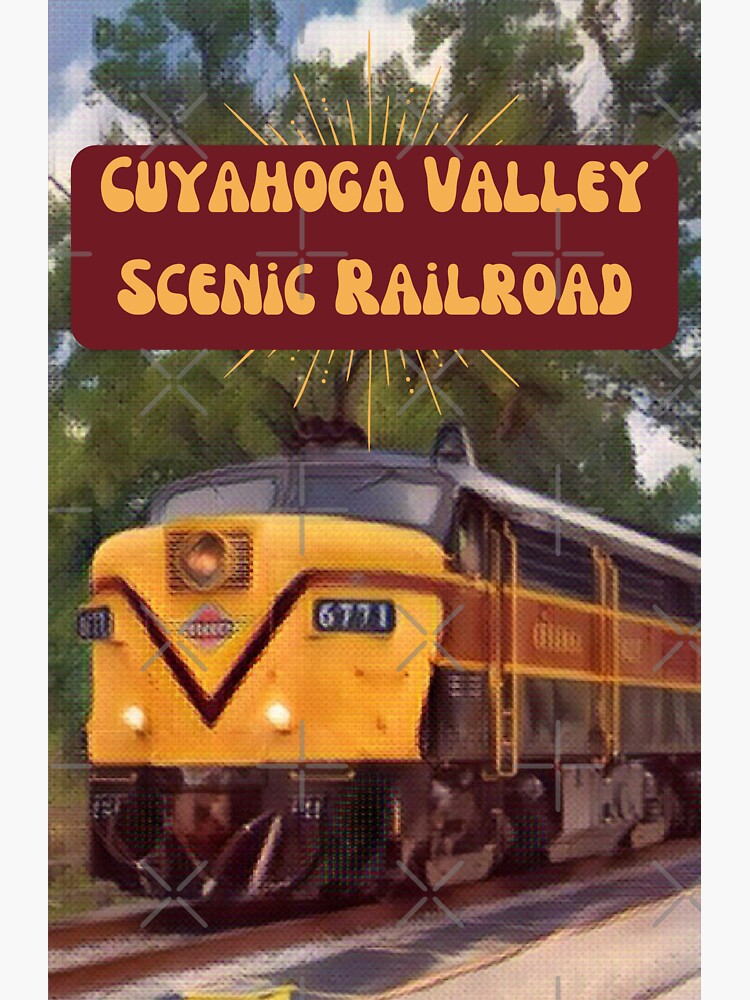 quot Cuyahoga Valley Scenic Railroad quot - Bg,f8f8f8 Flat,750x,075,f Pad,750x1000,f8f8f8 