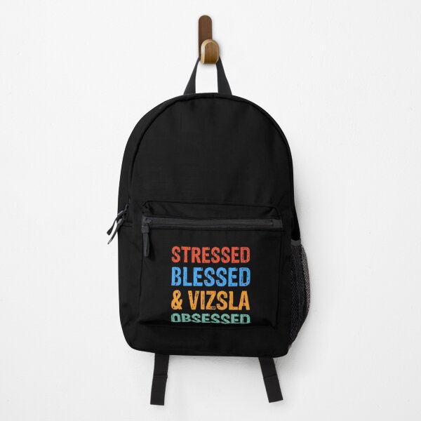 Item preview, Stressed Blessed and Vizsla Obsessed Dog Gift designed and sold by Guarddogdrive.