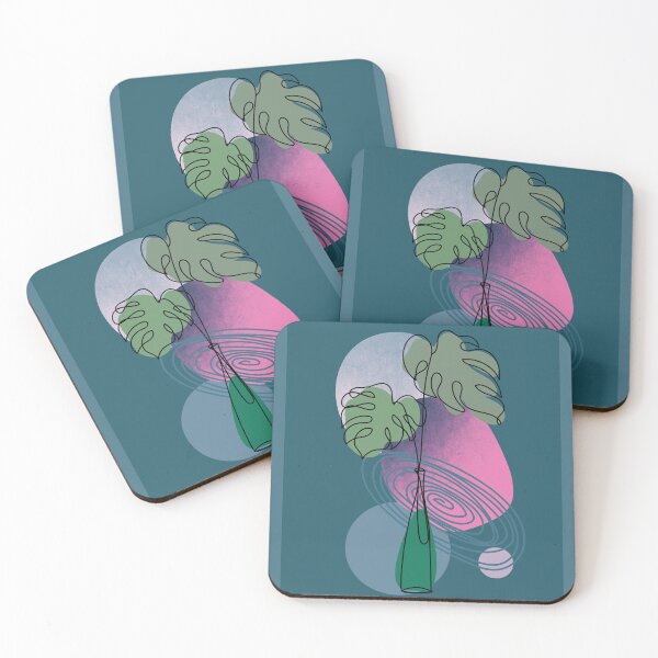 Item preview, Pastel modern boho cheese plant  designed and sold by TipTopTapo.