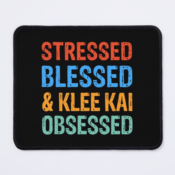 Item preview, Stressed Blessed and Klee Kai Obsessed Dog Gift  designed and sold by Guarddogdrive.