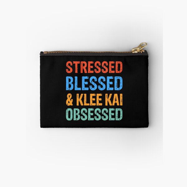 Item preview, Stressed Blessed and Klee Kai Obsessed Dog Gift  designed and sold by Guarddogdrive.