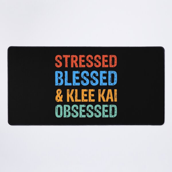 Item preview, Stressed Blessed and Klee Kai Obsessed Dog Gift designed and sold by Guarddogdrive.