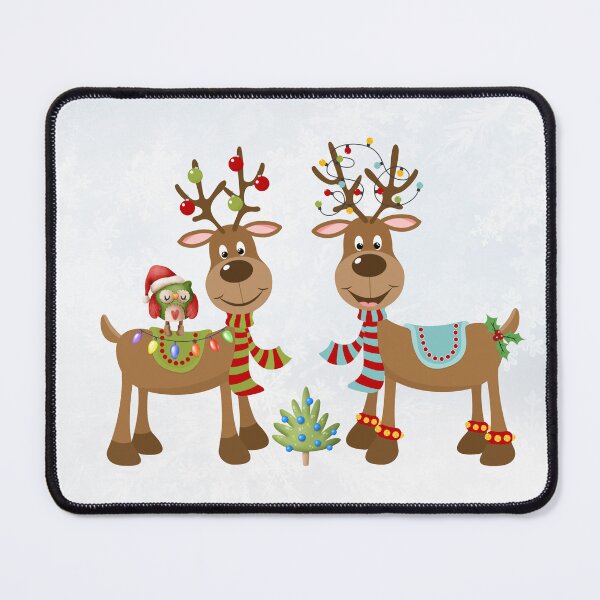 Item preview, Cute Reindeers at Christmas Time designed and sold by Craftpixsy.