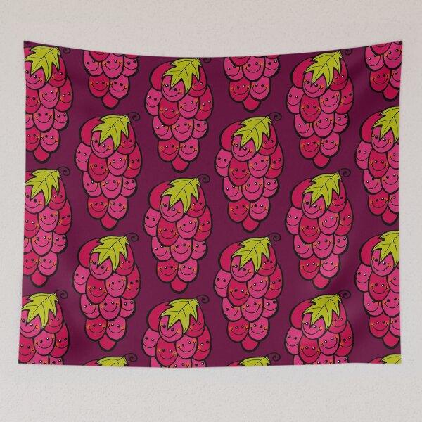 Item preview, Happy Red Grape Vine Doodle designed and sold by Prawny.