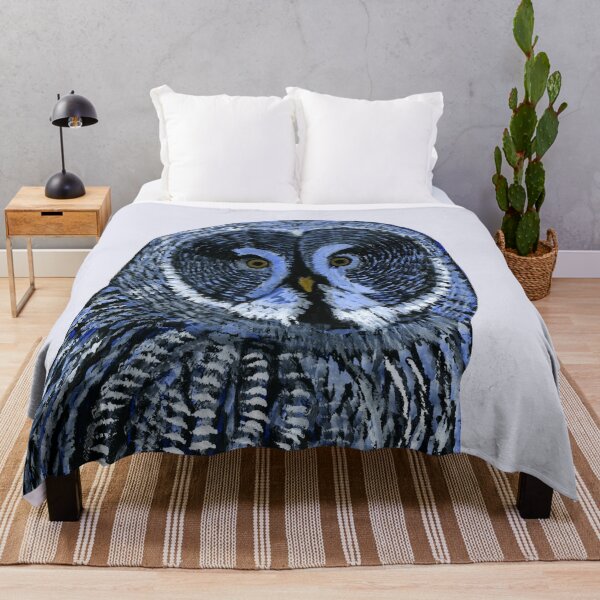 Item preview, Great Grey Owl || Watercolor Art by Sulazen designed and sold by SULAZEN.