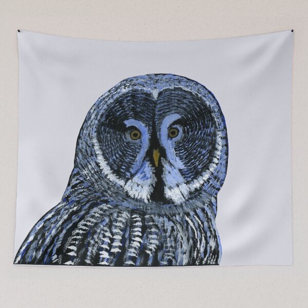 Item preview, Great Grey Owl || Watercolor Art by Sulazen designed and sold by SULAZEN.
