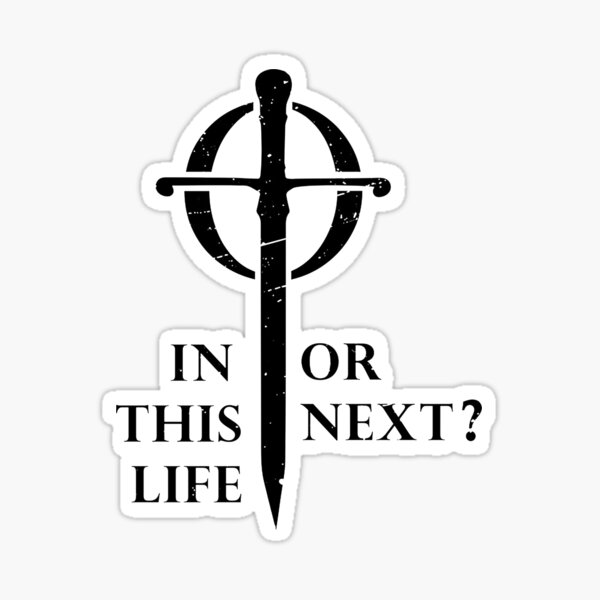 Warrior Nun In This Life Or Next Sticker For Sale By Blackd44 Redbubble 6563