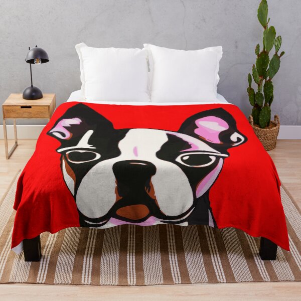 Item preview, Boston-Terrier - pop art style. designed and sold by dogpopart.