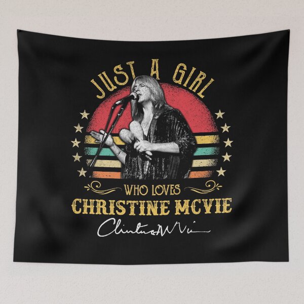 Item preview, Christine McVie Perfect Just a girl who loves Christine Mcvie R.I.P Signature Retro Vintage Rock Pop Music designed and sold by RonZimmerman.
