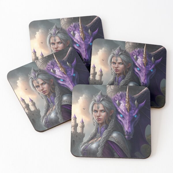 Item preview, Dragon Queen with Dragon - Fantasy  designed and sold by Shop Keeper.