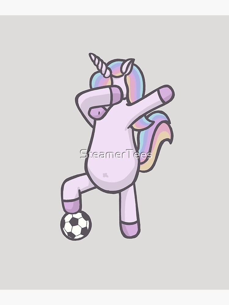 Download "Cute Dabbing Unicorn - Sport Funny Football" Photographic ...