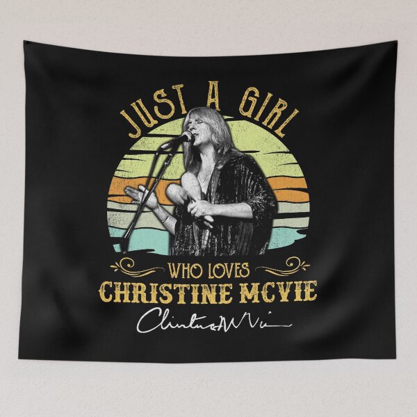 Item preview, Christine McVie Perfect Just a girl who loves Christine Mcvie R.I.P Signature Retro Vintage Rock Pop Music designed and sold by RonZimmerman.