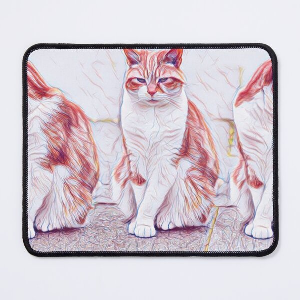 Item preview, Três Gatinhos rosa sentados olhando a paisagem designed and sold by GirlaineSQ.