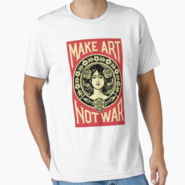 Item preview, make art not war 1 designed and sold by ermisvulkaya.