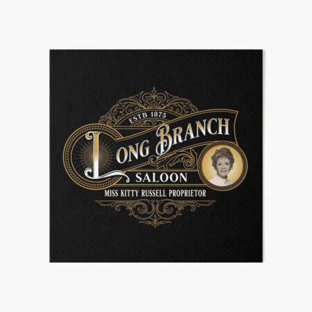 Gunsmoke Long Branch Saloon - Artisanal Sublimation PNG Fil