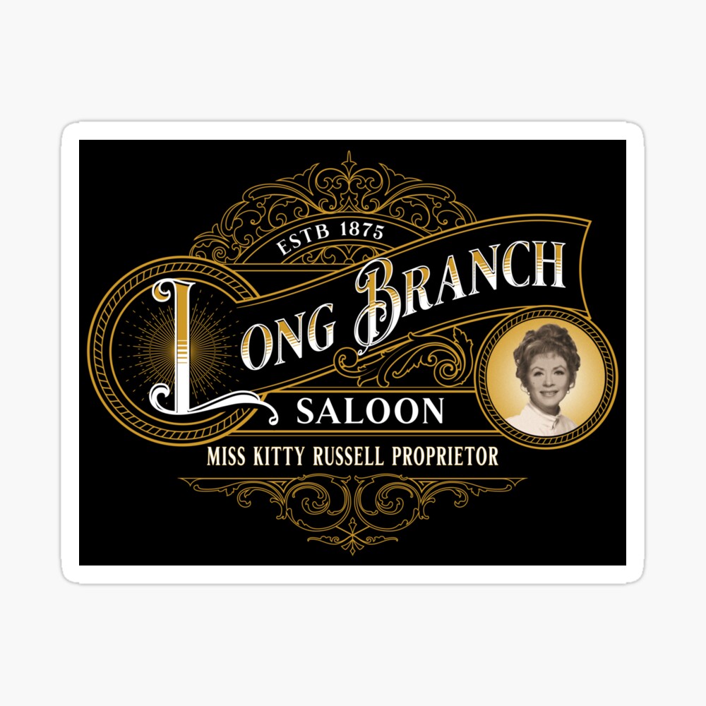 Gunsmoke Long Branch Saloon Sign Hand Painted 