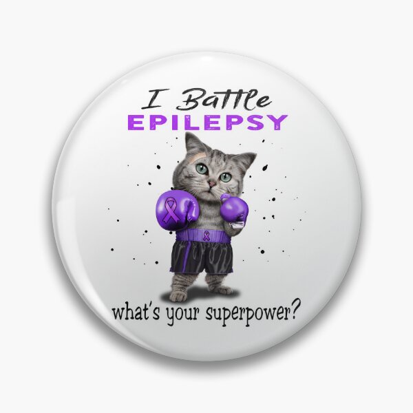 Item preview, Epilepsy Warrior - I Battle Epilepsy What Is Your Superpower? designed and sold by Jennpak.