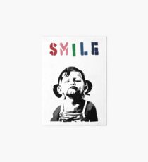 Banksy - SMILE Art Board