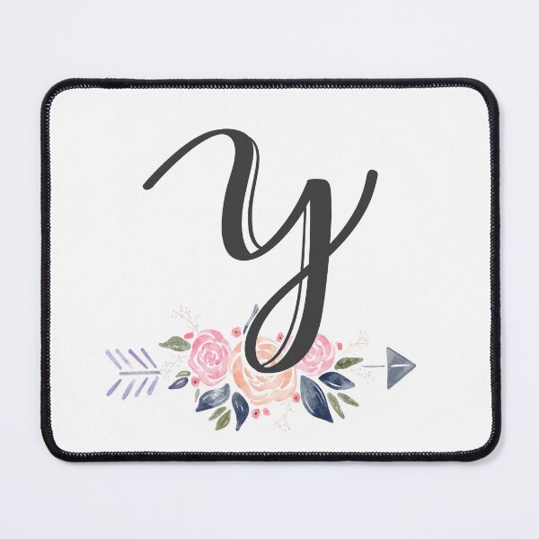 Item preview, Letter Y Monogram Watercolor Roses designed and sold by MandyRosko.