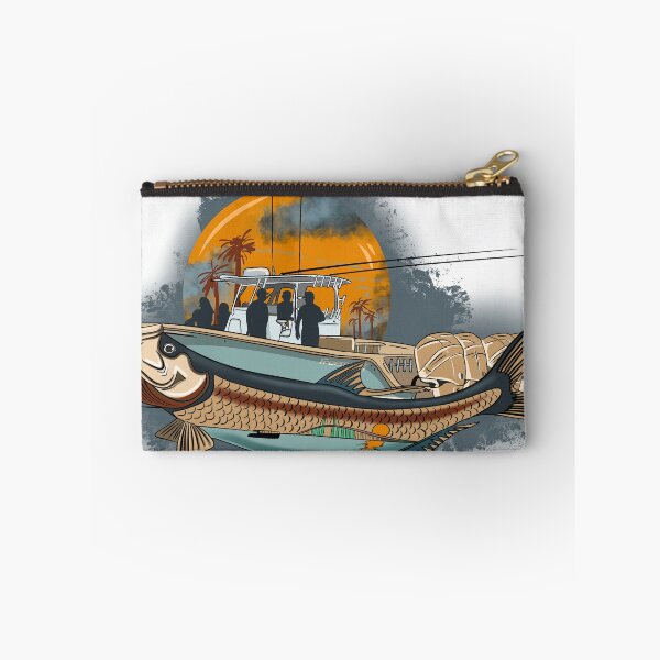 Item preview, Tarpon center console fishing boat sunset  designed and sold by Michael Garber.