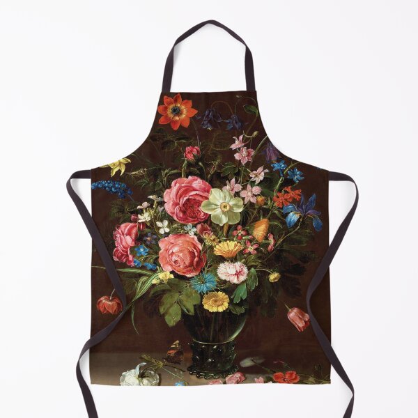 Item preview, A Bouquet of Flowers by Clara Peeters: Painting Artwork Enhanced For Brighter Colors designed and sold by MonochromaKey.