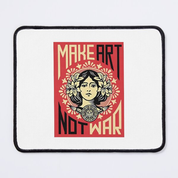 Item preview, make art not war 3 designed and sold by ermisvulkaya.