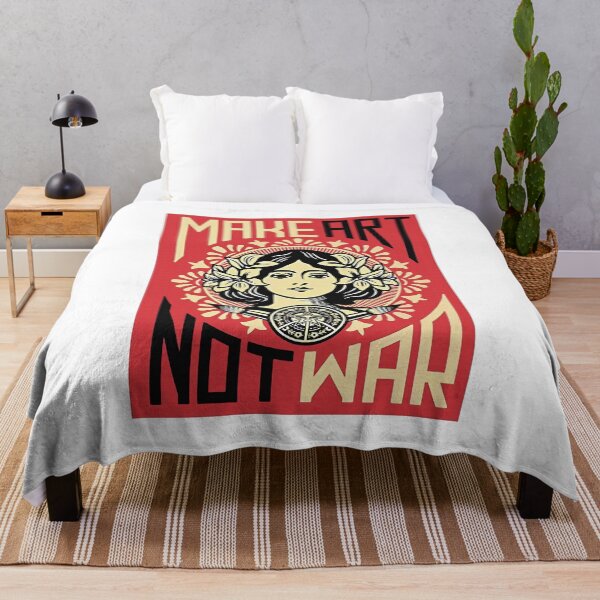 Item preview, make art not war 3 designed and sold by ermisvulkaya.