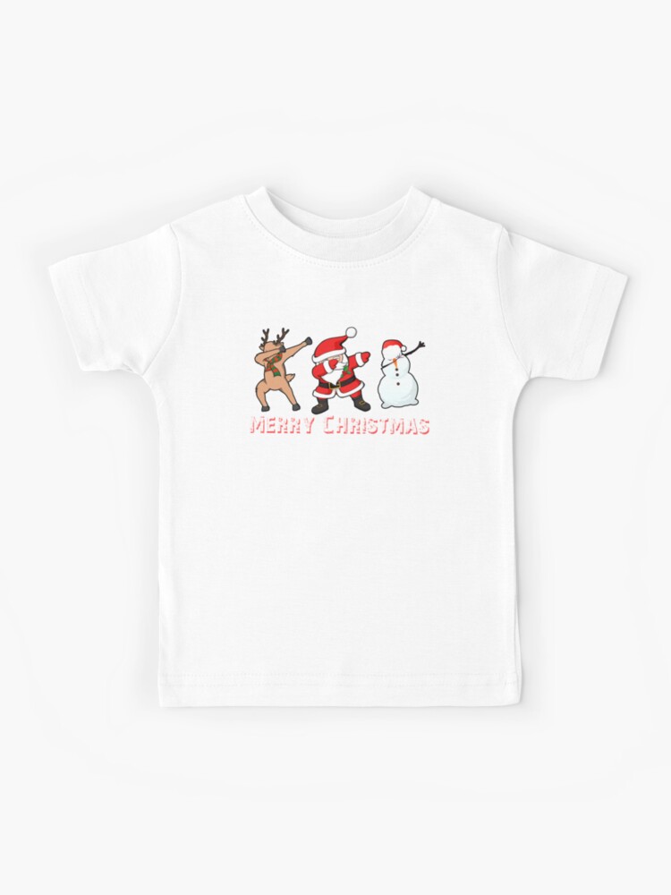 Unisex Baby Christmas Xmas T-shirt Top Tee 100% Cotton Festive Snowman Glitter 