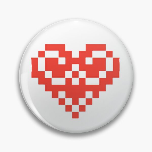 Item preview, Pixel art red heart designed and sold by Gala-life1.
