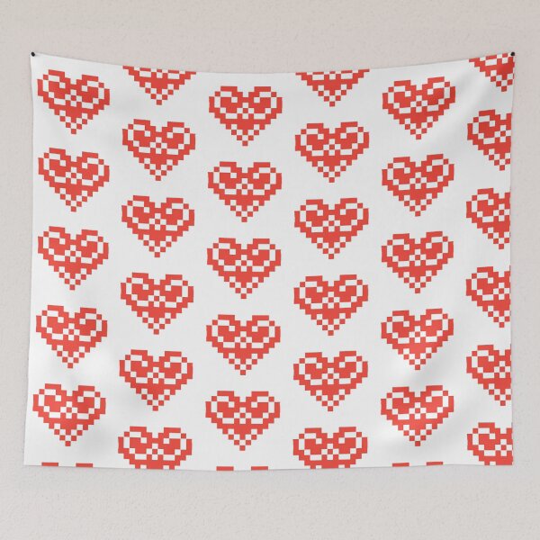 Item preview, Pixel art red heart designed and sold by Gala-life1.