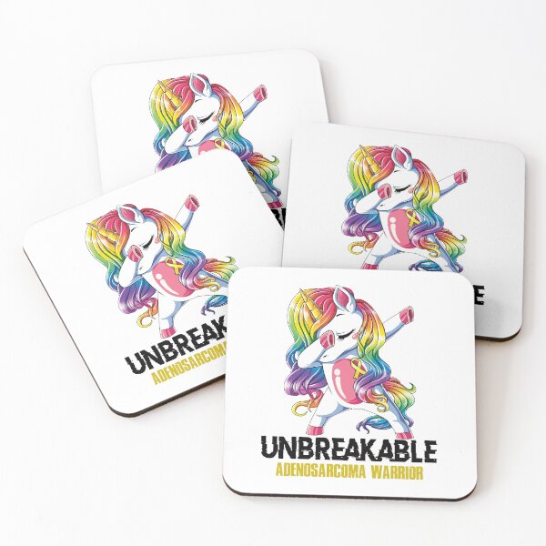 Item preview, Adenosarcoma Awareness - Unicorn Adenosarcoma Warrior Ribbon UNBREAKABLE designed and sold by Fernandezf.