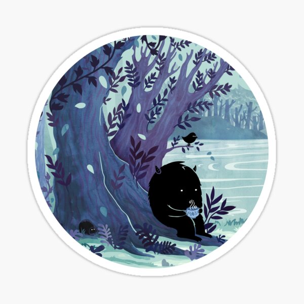 A Quiet Spot of Tea Sticker
