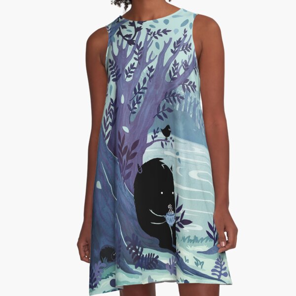A Quiet Spot of Tea A-Line Dress